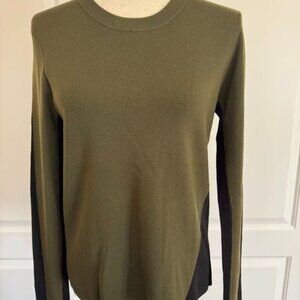 Rag & Bone Green/Black Sweater, Sz L